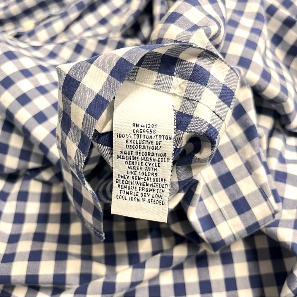 Imperfect Polo Ralph Lauren cotton long sleeve button down non iron shirt 2XB/2G